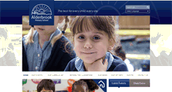 Desktop Screenshot of alderbrookprimaryschool.co.uk